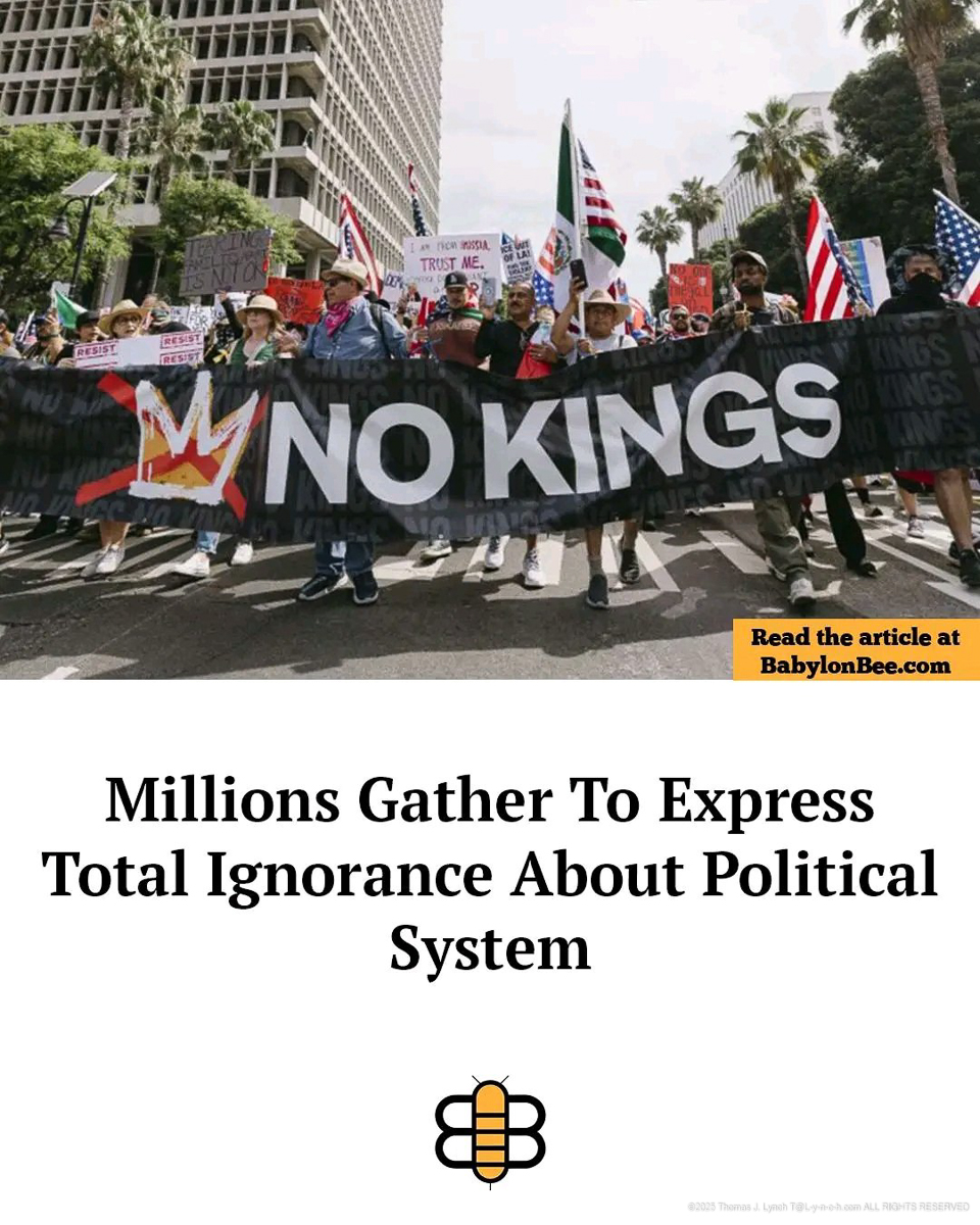 Millions gather about total ignorance of government