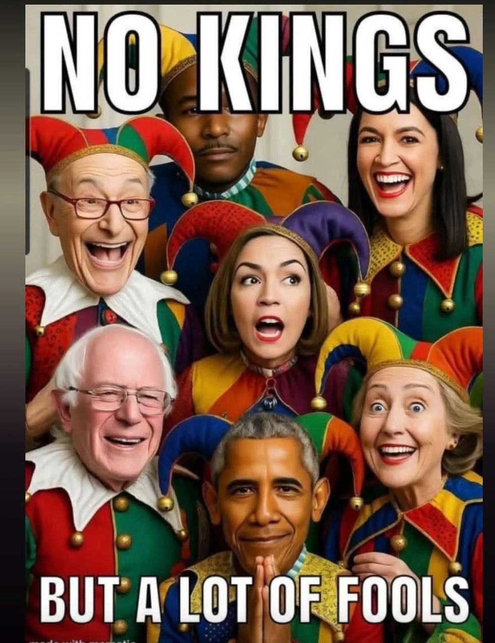 NO KINGS but a lot of FOOLS!.  ~~  