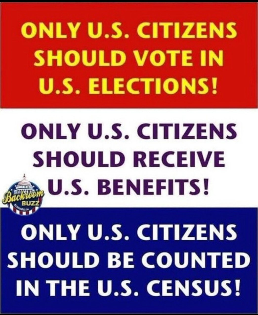 Only citizens should vote get benefits and counted  ~~  
