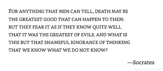 Socrates on Death Platos Apology from Chasing Daylight