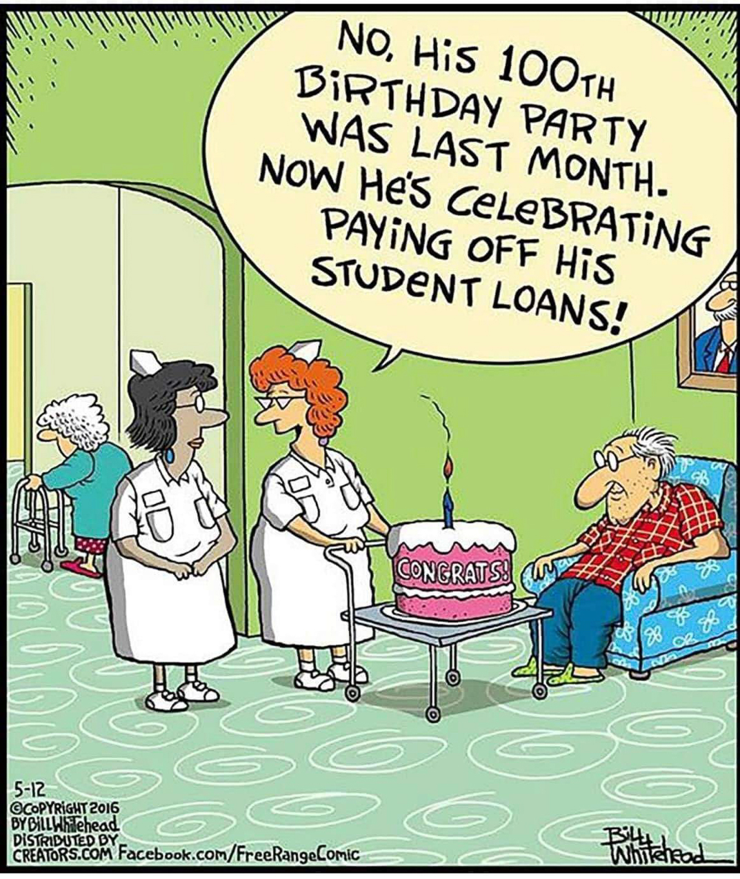 Student loan debt at 100  ~~  