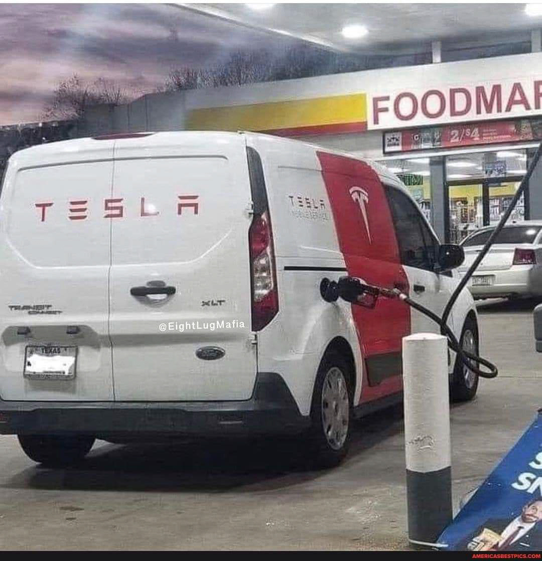 Tesla Service truck gas powered  ~~  