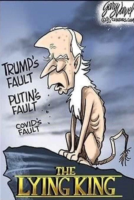 The Lying King Biden  ~~  