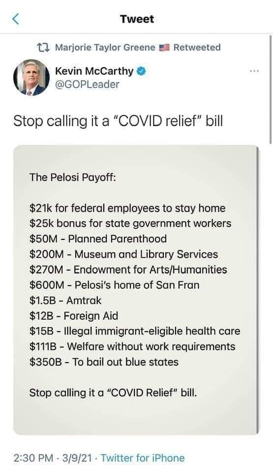 The Pelosi Payoff COVID 2 Trillion March 2021.jpg  ~~  