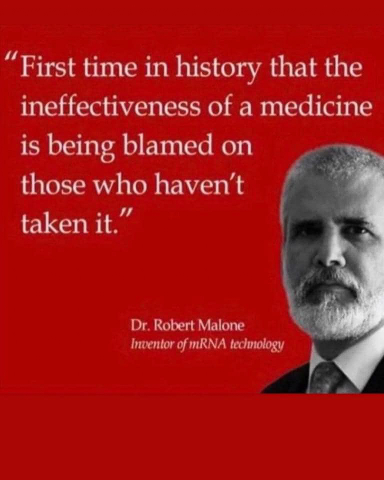 inventor of the rNA vaccine the unvaxxed are blamed  ~~  