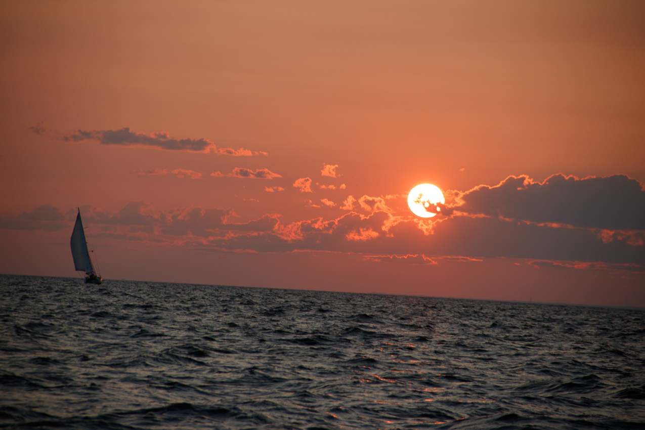 MSSA 2017 Racing Summer Series Race 8 of 8 - final race  ~~  10 plus knots at the start - very spirited.  Taken from s/v Akula non-spin Divison D