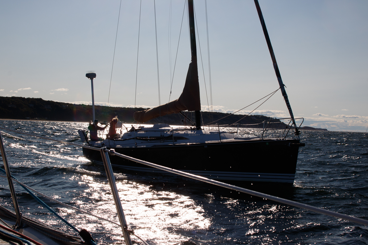 2017 Fall Jackrabbit #1  ~~  A very choppy start and then it laid down and the wind died and shifted 180 degrees.