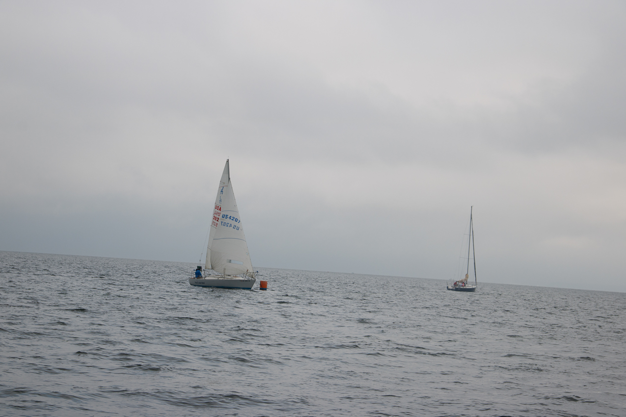 2017 Fall Jackrabbit #2  ~~  Light wind short course down to Rocky Point and back.