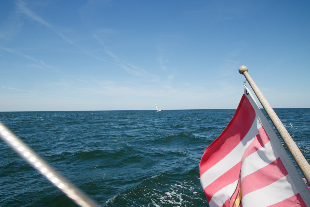 Passed.  Winds way up and gusty.    ~~  MSSA Long Distance Race 2019 - 27 NM and  15 plus kts sustained and gusts over 23 kts.