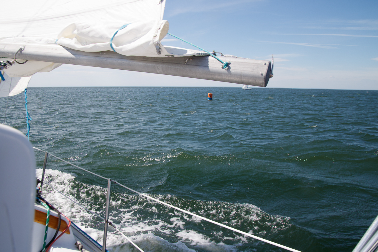 Mark A - Akula 3:13.30 PM and Organized Chaos about 3:17-ish.  We give them 15 minutes on this race.  <frown>  ~~  MSSA Long Distance Race 2019 - 27 NM and  15 plus kts sustained and gusts over 23 kts.