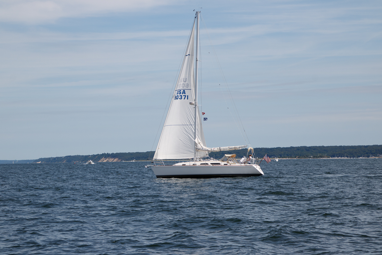 August 31 Labor Day Weekend Saturday LIS and Port Jefferson  ~~  Out with MSSA Friends and even Power Boaters!!!!