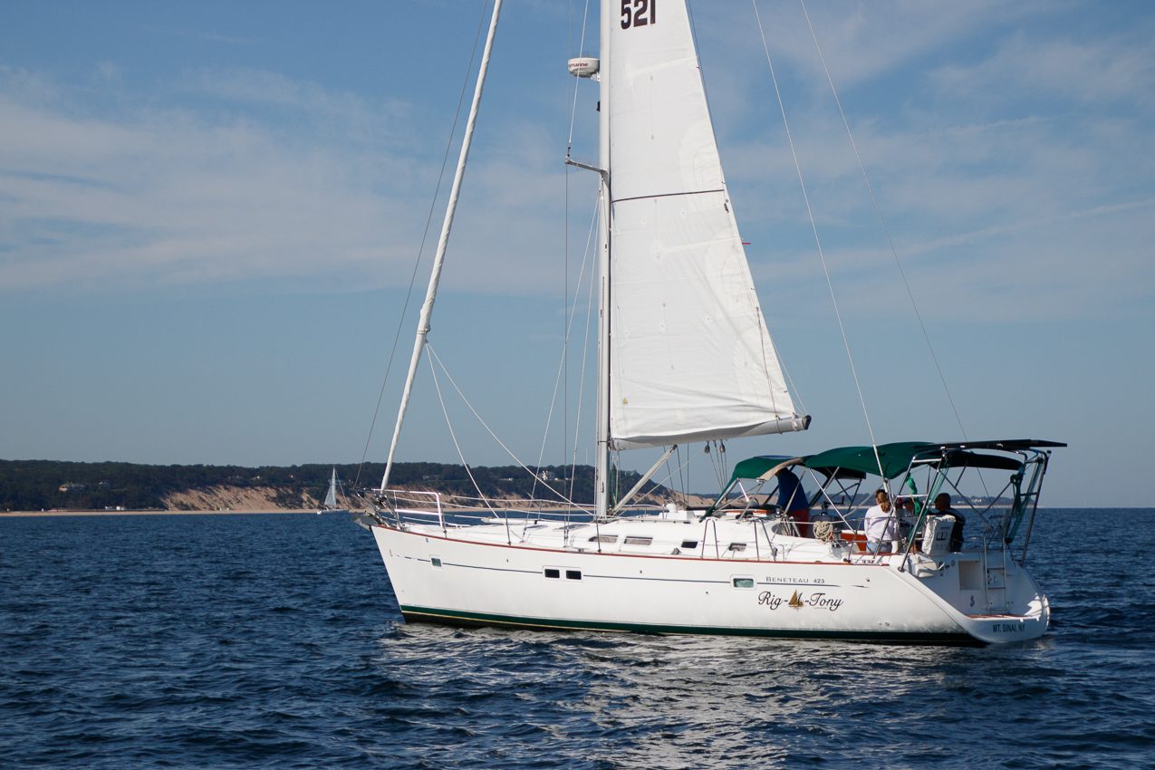 Mt Sinai Sailing Association 38th Annual American Cancer Society Regatta 2019  ~~  Not a blustery day.
