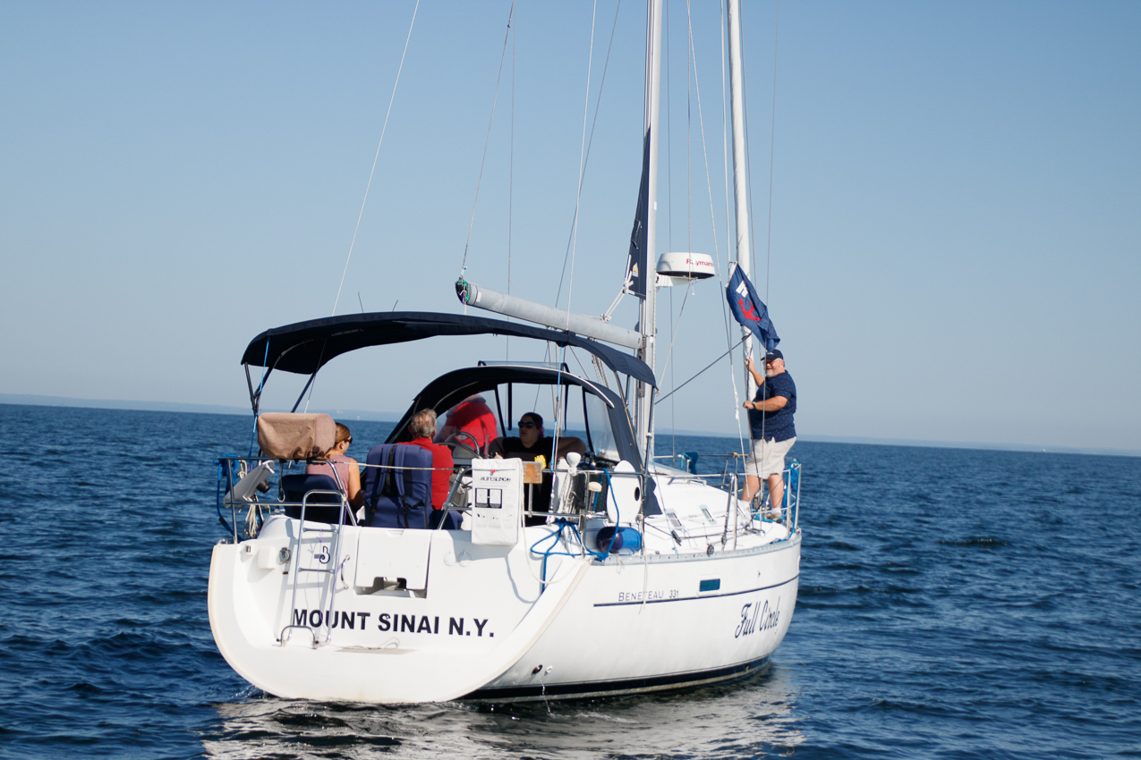 Mt Sinai Sailing Association 38th Annual American Cancer Society Regatta 2019  ~~  Not a blustery day.