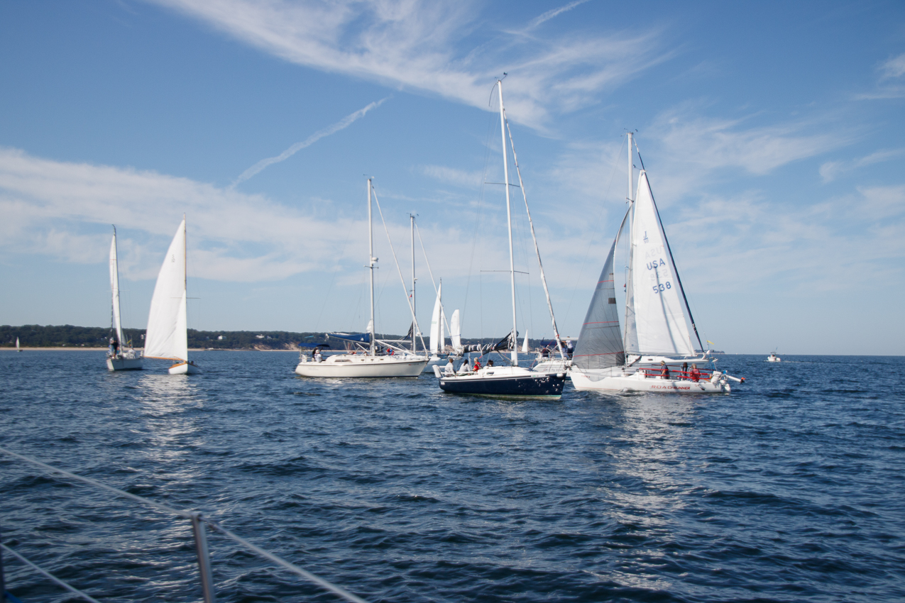 Mt Sinai Sailing Association 38th Annual American Cancer Society Regatta 2019  ~~  Not a blustery day.