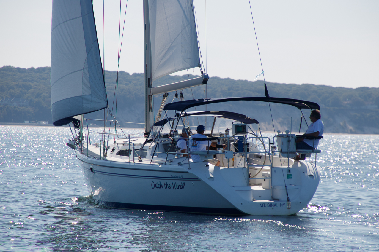 Mt Sinai Sailing Association 38th Annual American Cancer Society Regatta 2019  ~~  Not a blustery day.