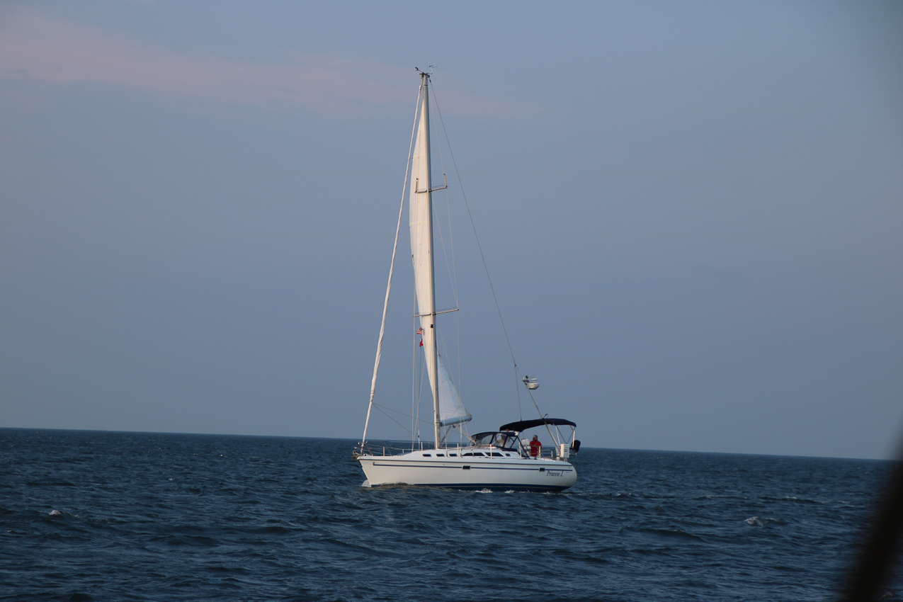 MSSA Double Handed Series  ~~  August 10, 2020:  s/v Akula was R/C and Course was SW2 in 15 knots sustained with gusts to 21 kts.