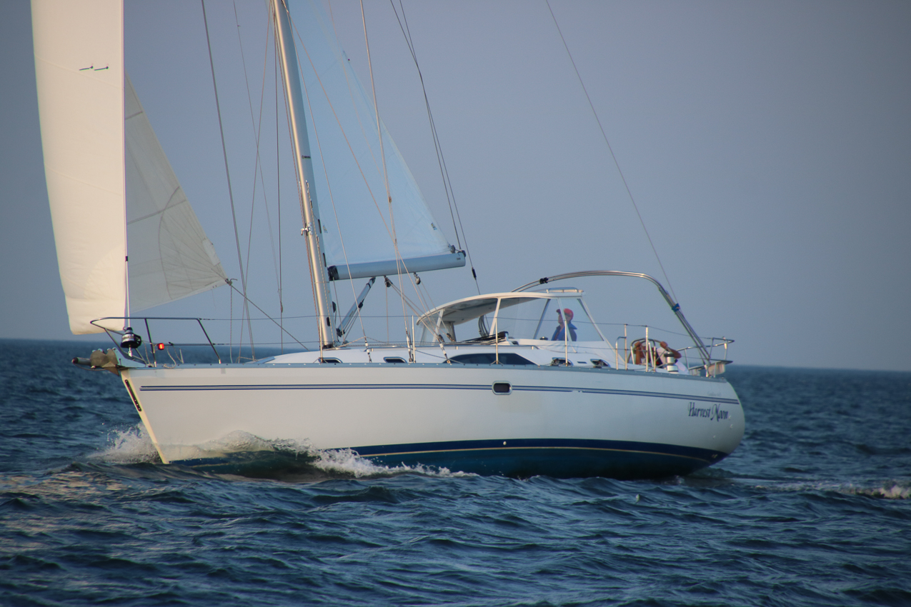 MSSA Double Handed Series  ~~  August 10, 2020:  s/v Akula was R/C and Course was SW2 in 15 knots sustained with gusts to 21 kts.