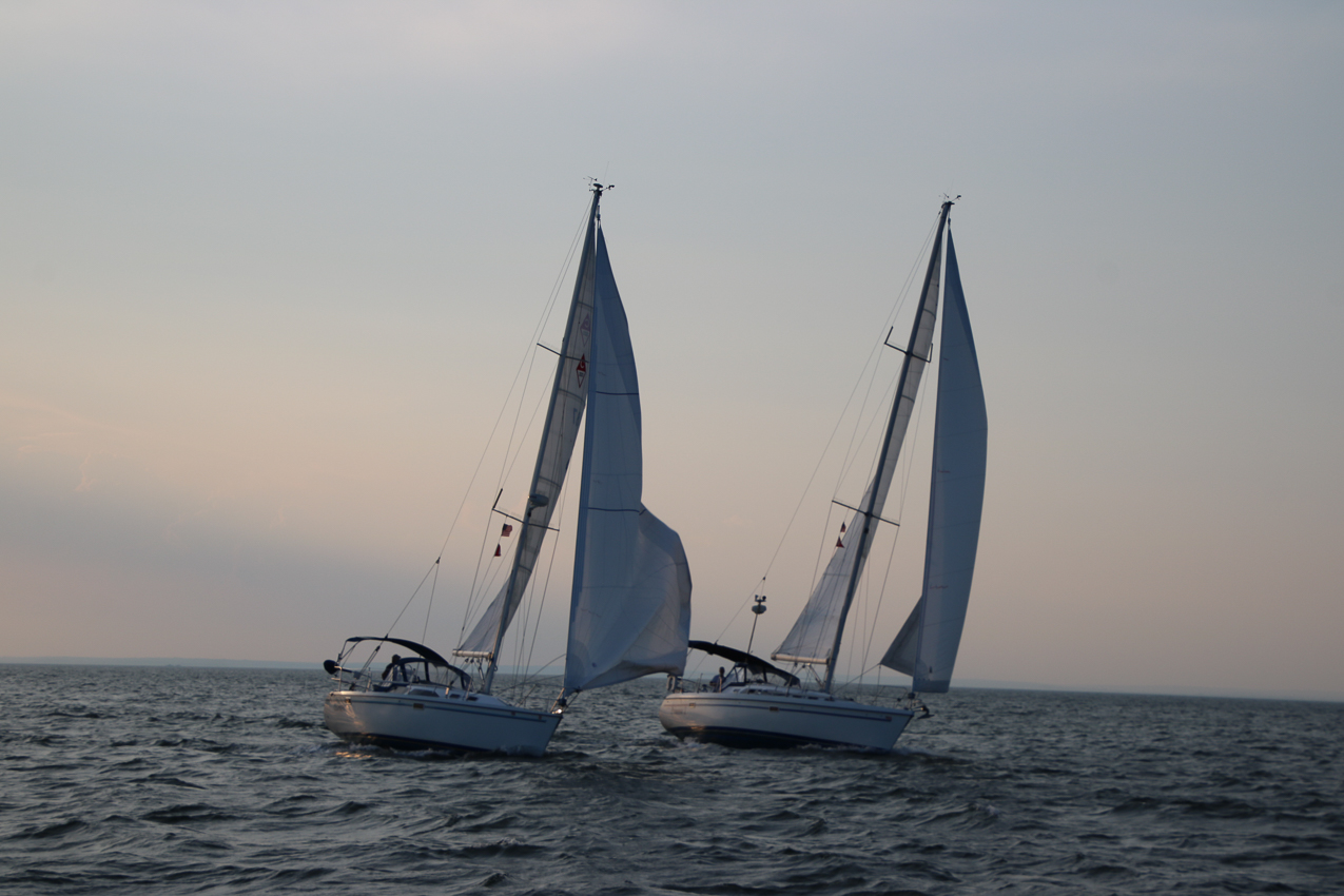 MSSA Double Handed Series  ~~  August 10, 2020:  s/v Akula was R/C and Course was SW2 in 15 knots sustained with gusts to 21 kts.