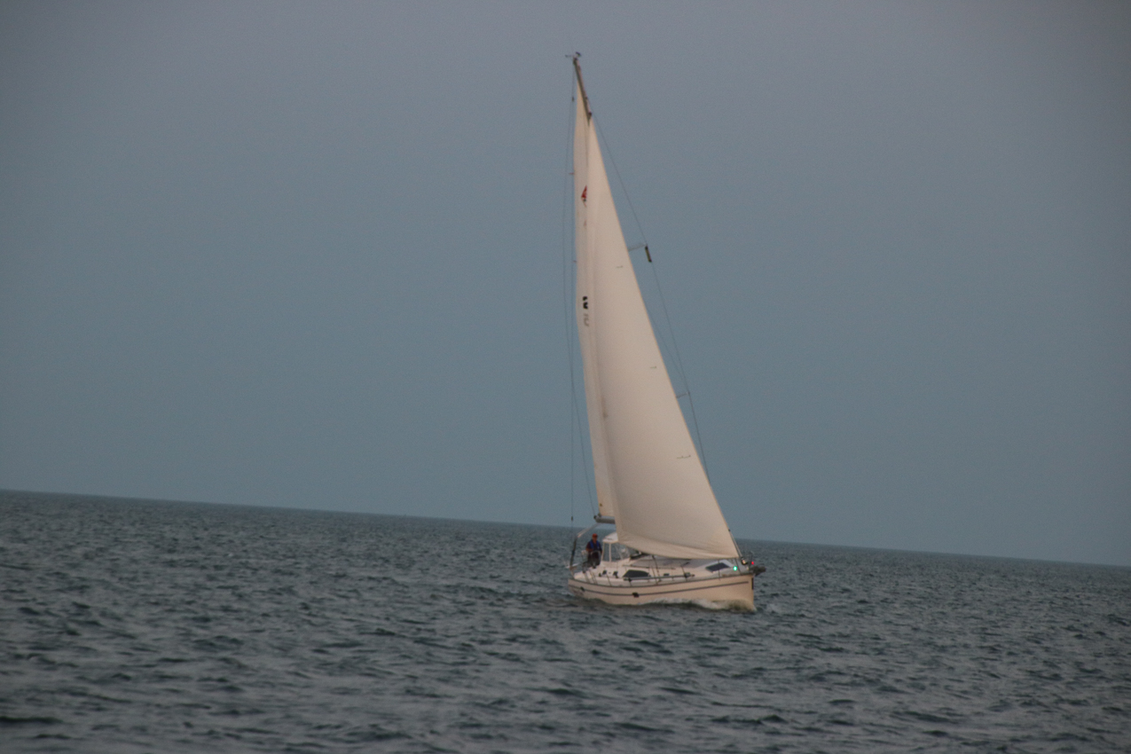 MSSA Double Handed Series  ~~  August 10, 2020:  s/v Akula was R/C and Course was SW2 in 15 knots sustained with gusts to 21 kts.