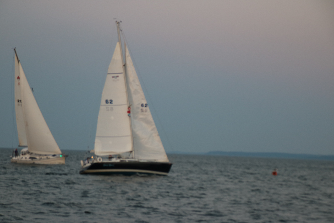 MSSA Double Handed Series  ~~  August 10, 2020:  s/v Akula was R/C and Course was SW2 in 15 knots sustained with gusts to 21 kts.