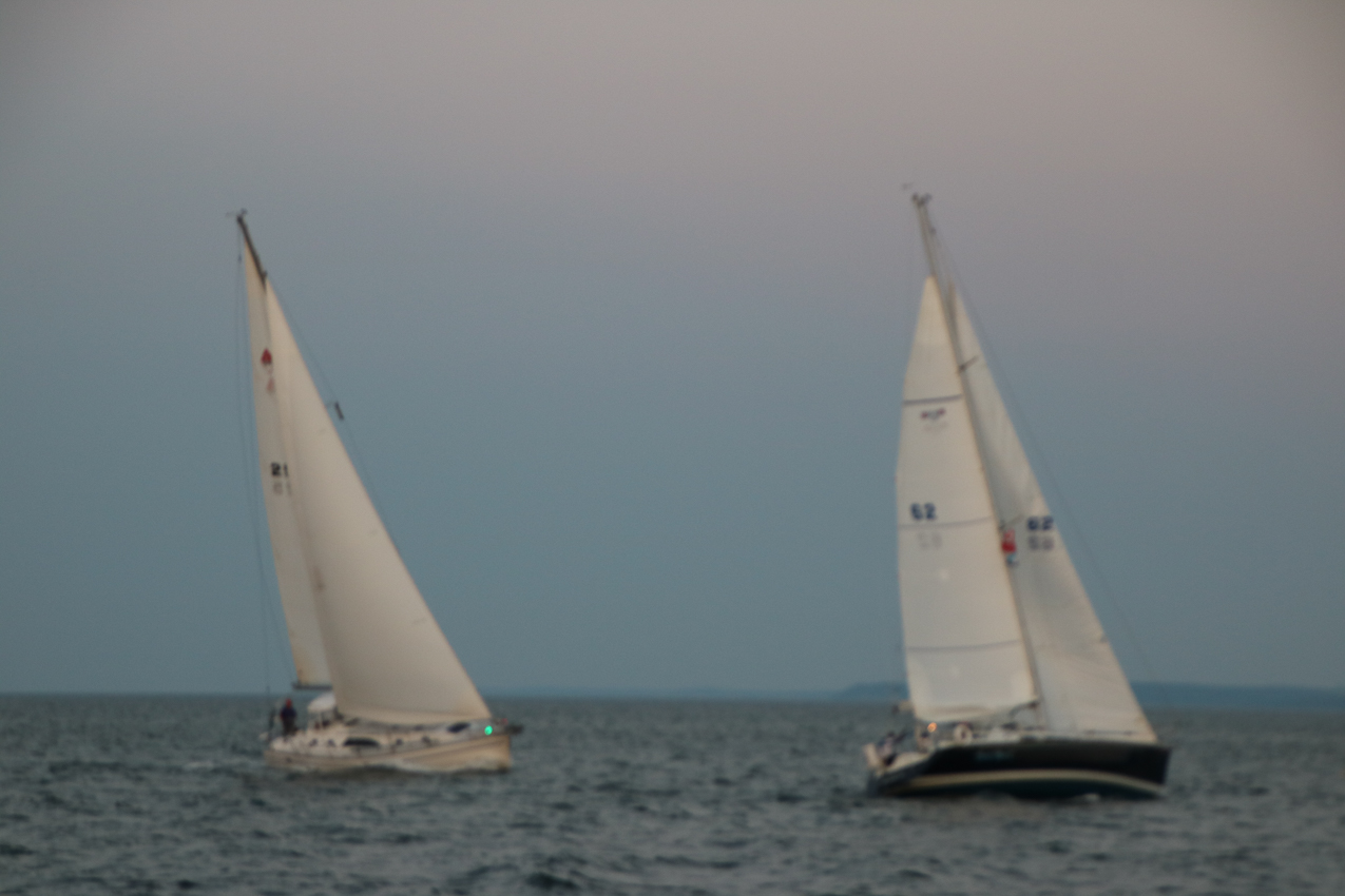 MSSA Double Handed Series  ~~  August 10, 2020:  s/v Akula was R/C and Course was SW2 in 15 knots sustained with gusts to 21 kts.