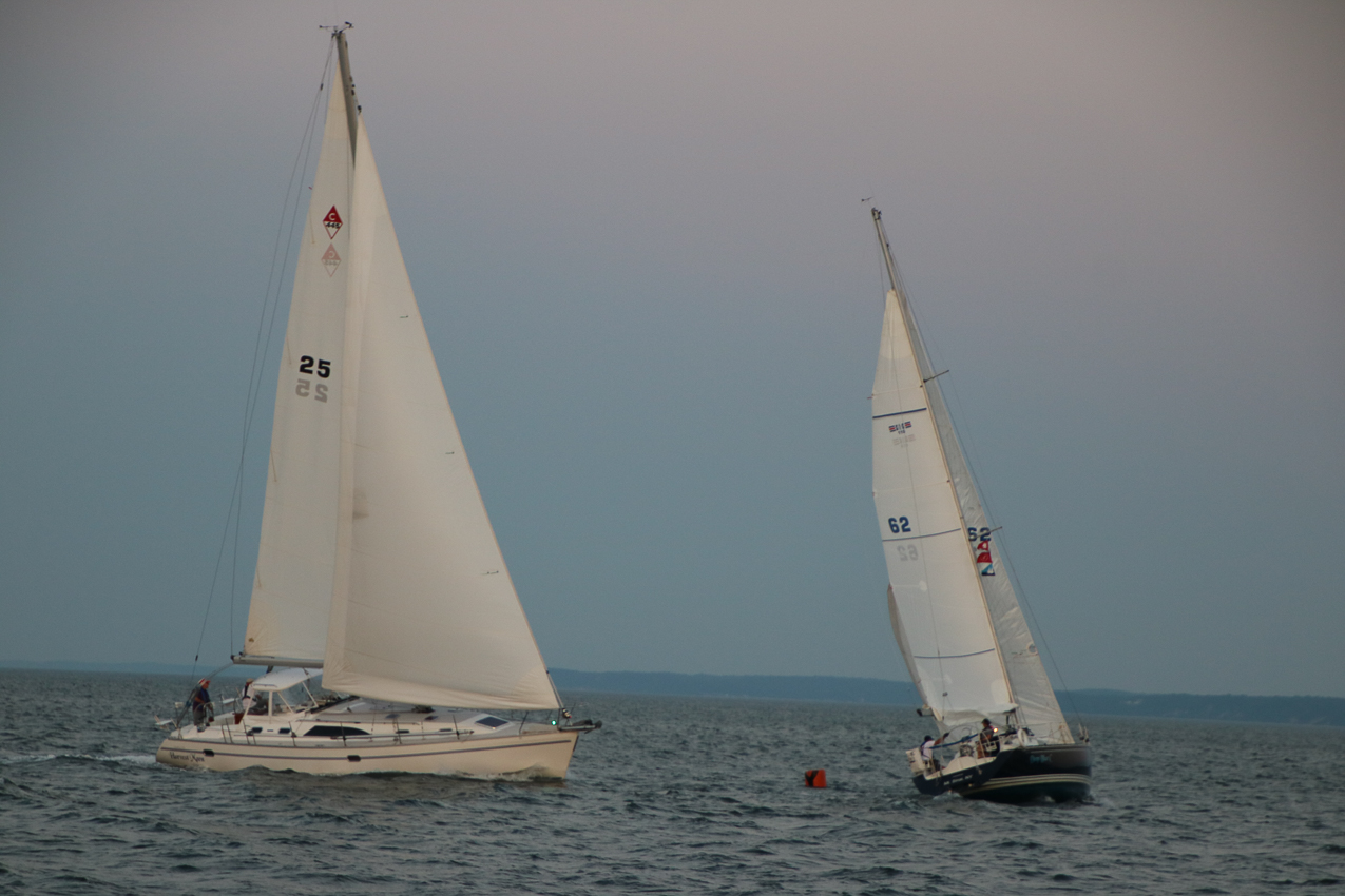 MSSA Double Handed Series  ~~  August 10, 2020:  s/v Akula was R/C and Course was SW2 in 15 knots sustained with gusts to 21 kts.