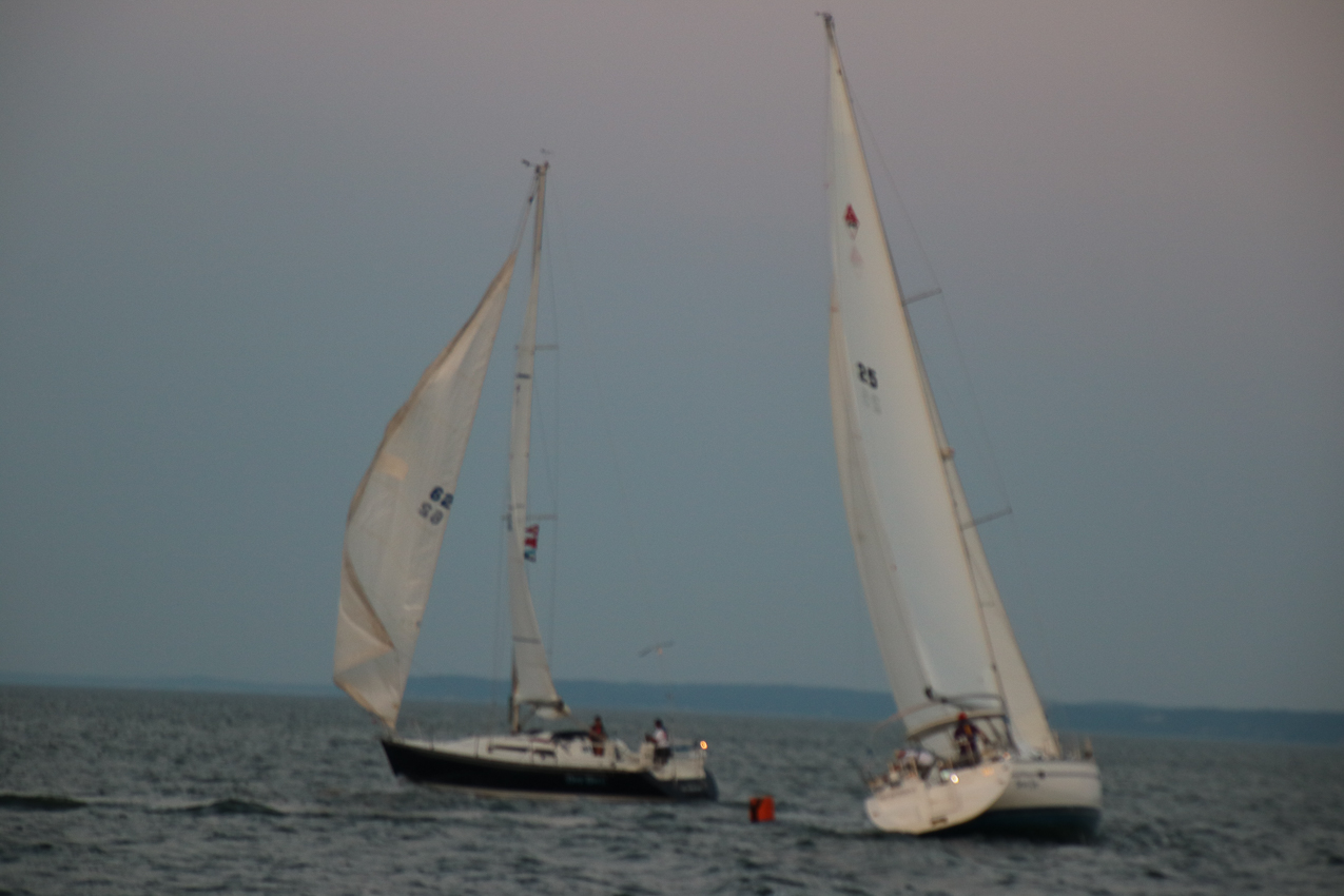 MSSA Double Handed Series  ~~  August 10, 2020:  s/v Akula was R/C and Course was SW2 in 15 knots sustained with gusts to 21 kts.