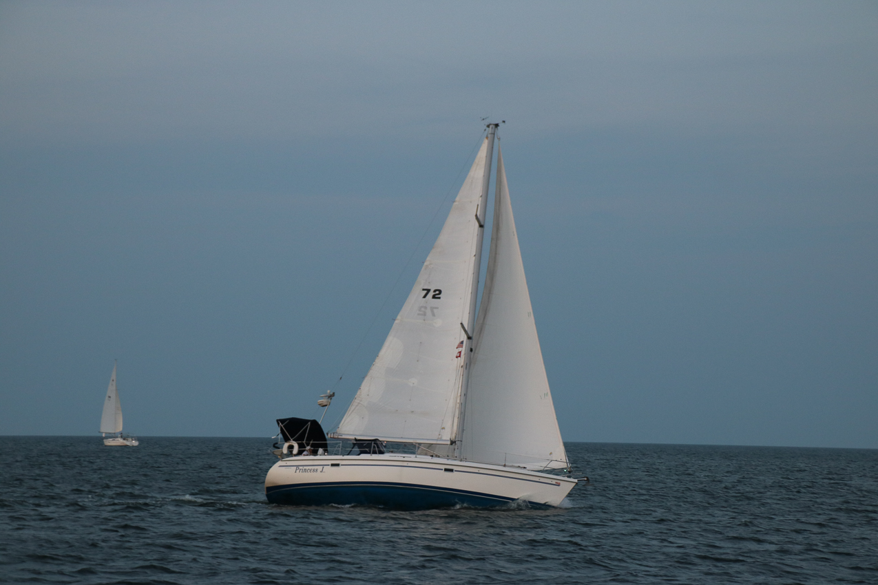 MSSA Double Handed Series  ~~  August 10, 2020:  s/v Akula was R/C and Course was SW2 in 15 knots sustained with gusts to 21 kts.