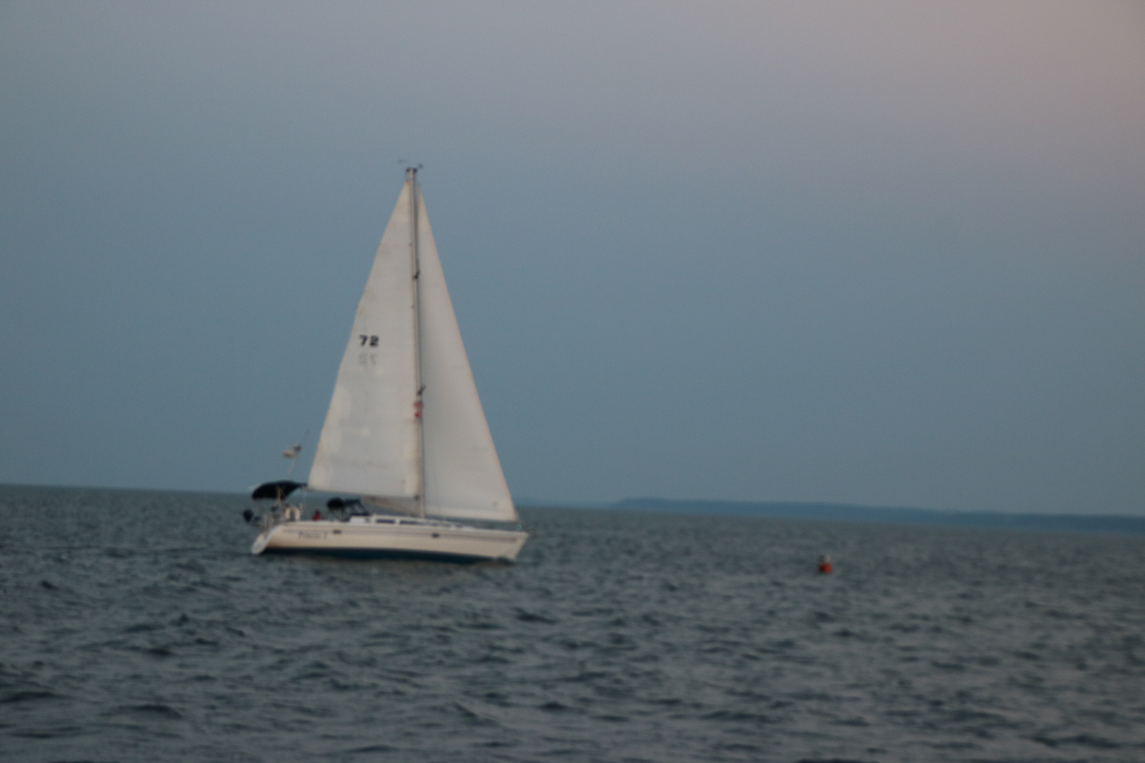 MSSA Double Handed Series  ~~  August 10, 2020:  s/v Akula was R/C and Course was SW2 in 15 knots sustained with gusts to 21 kts.