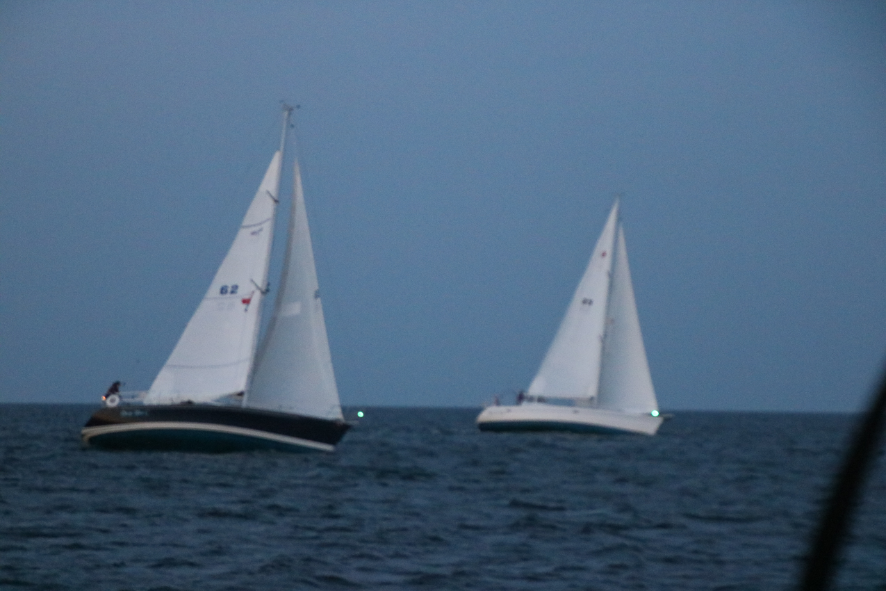 MSSA Double Handed Series  ~~  August 10, 2020:  s/v Akula was R/C and Course was SW2 in 15 knots sustained with gusts to 21 kts.