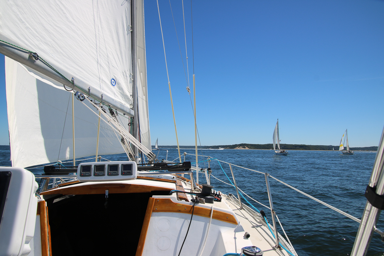 MSSA 2020 Fall Series #1 Jackrabbit Race  ~~  Not much wind took about 4 hours for 7 miles of sailing.