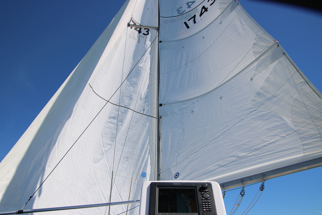 MSSA 2020 Fall Series #1 Jackrabbit Race  ~~  Not much wind took about 4 hours for 7 miles of sailing.