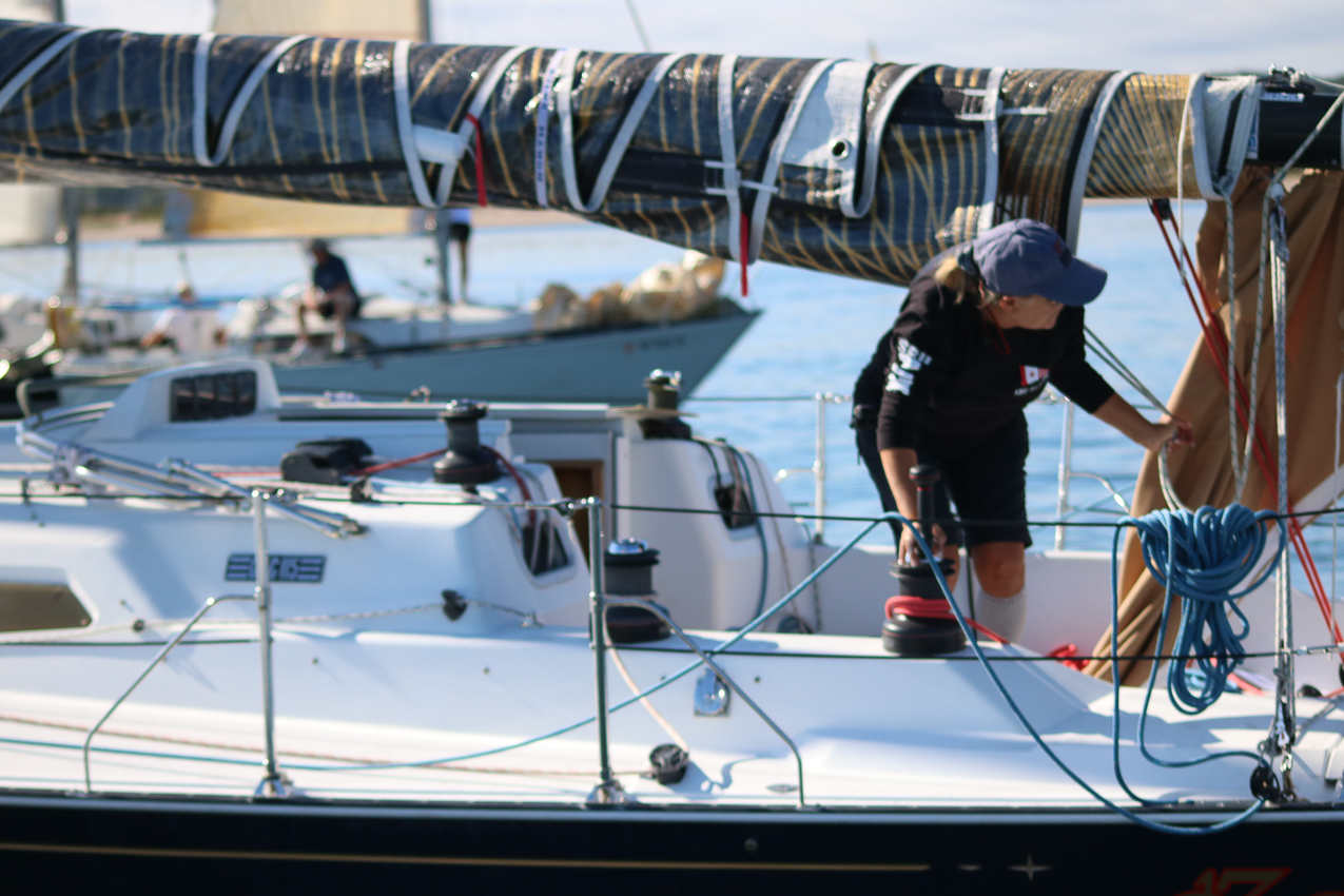 MSSA 2016 Fall Series #2 of 4 : Jackrabbit Race  ~~  NOT a blustery day until later.  Kathryn was RC