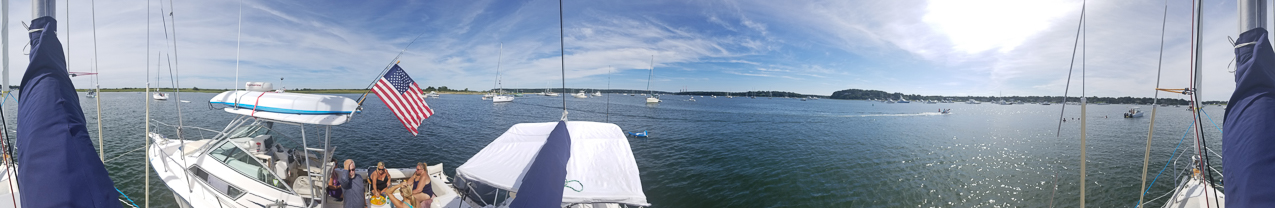 August 31 Labor Day Weekend Saturday LIS and Port Jefferson  ~~  Out with MSSA Friends and even Power Boaters!!!!