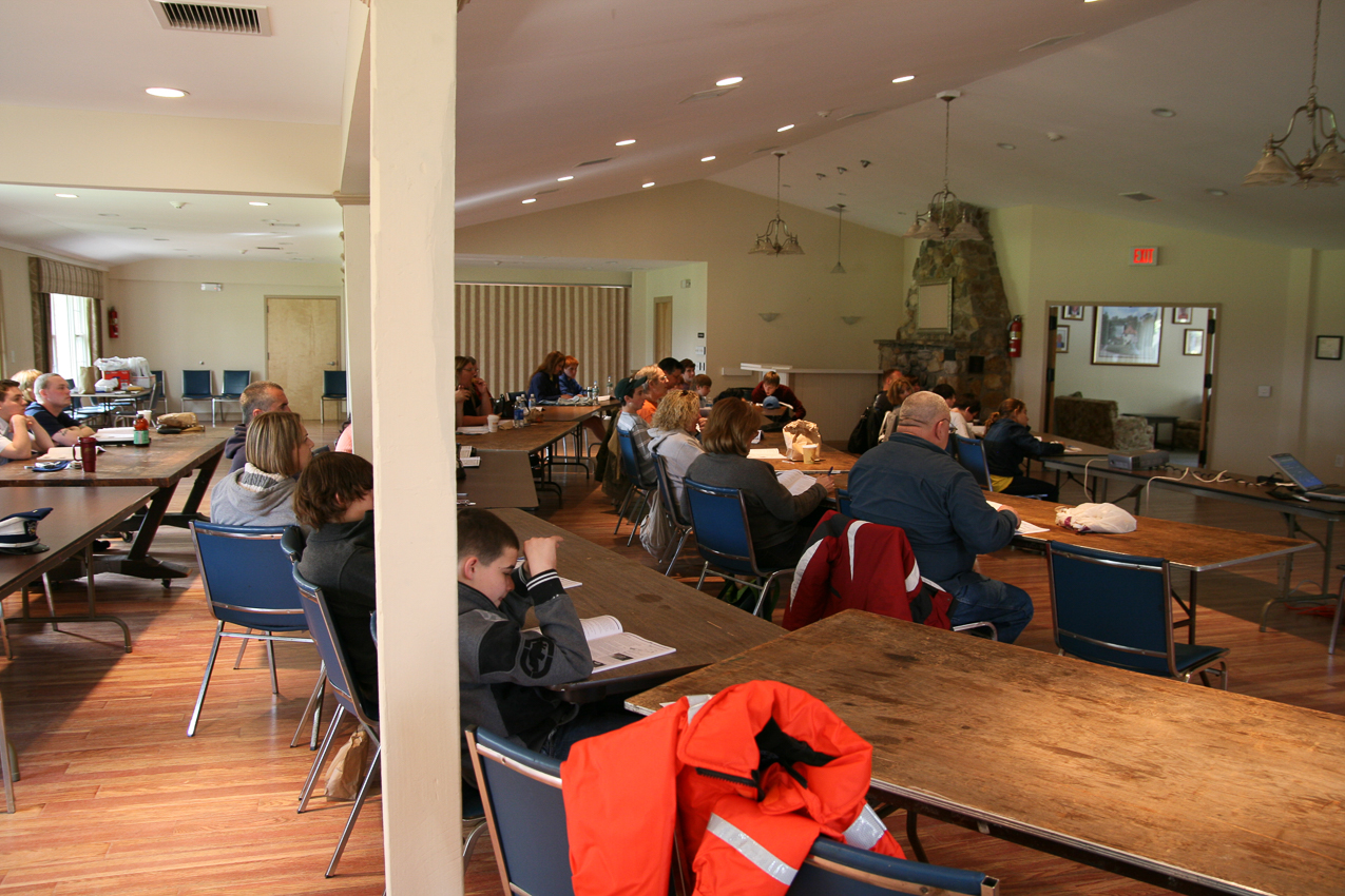 USCG Boating Class Tom taught in Belle Terre Community center  ~~  