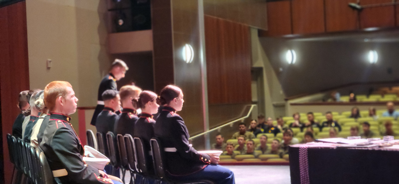 USCG Aux at ROTC Scholarship Award Venice HS May 2025  ~~  