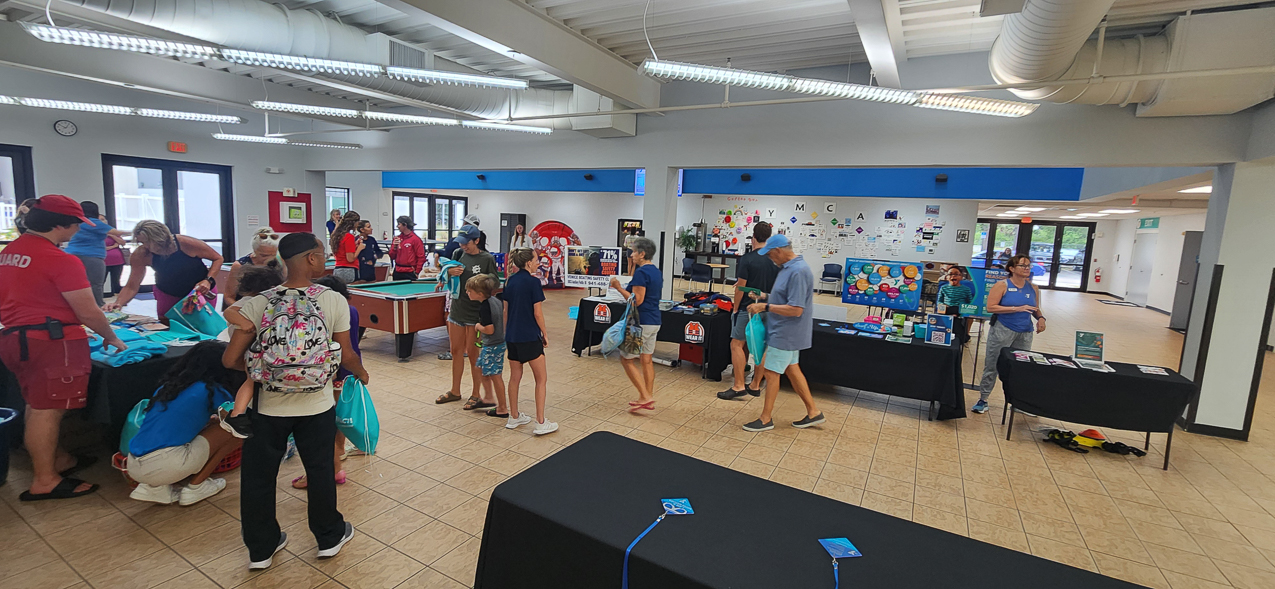 USCGA Flotilla 86 at the YMCA Kids Swim Safety Event May 31 2025  ~~  