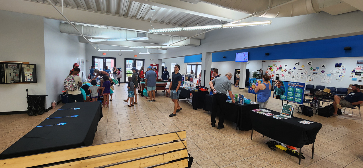 USCGA Flotilla 86 at the YMCA Kids Swim Safety Event May 31 2025  ~~  