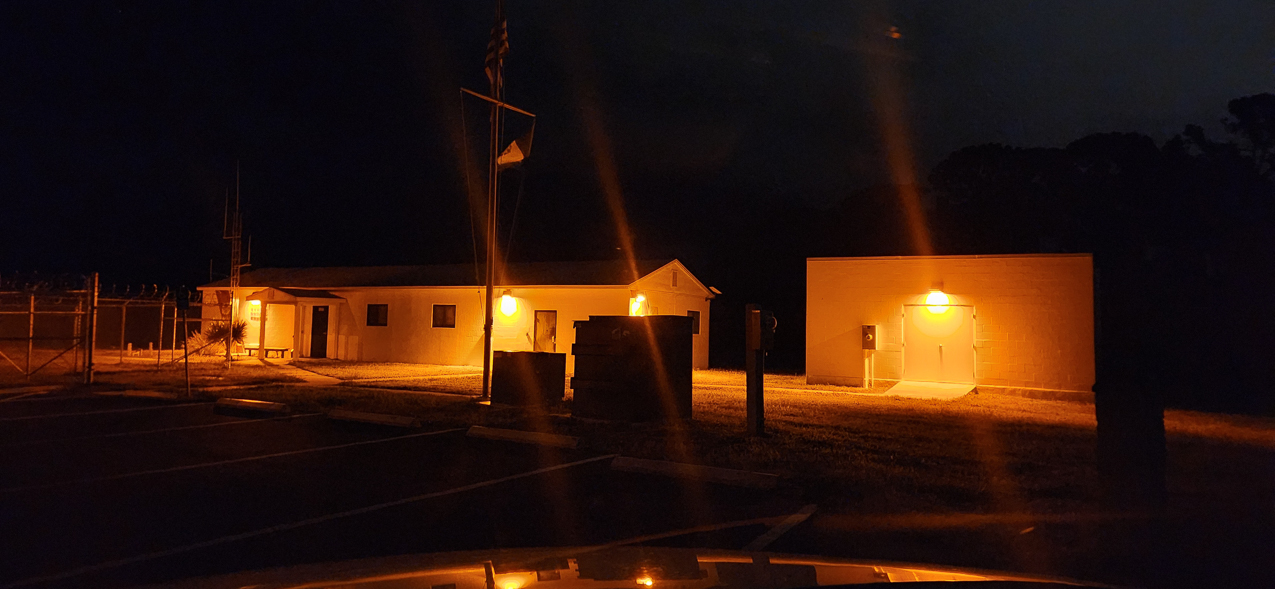 Turtle Lights Installed  ~~  Mission Support & Training Center