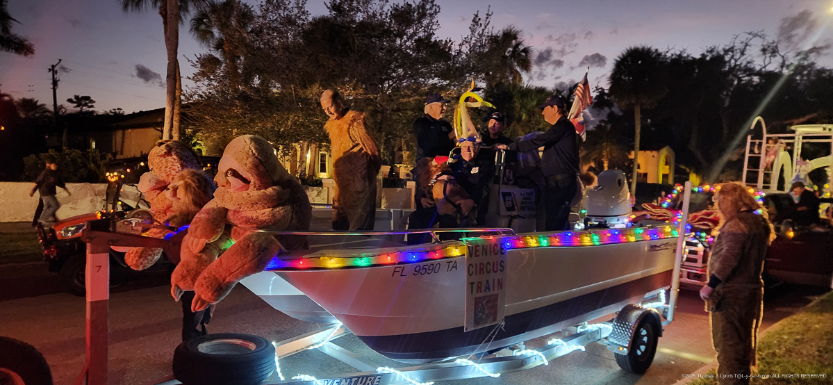 USCGAux Venice 100th celbration and 49th annual Holiday parade