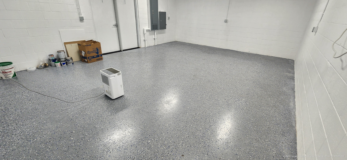 Had a little rain.  Floor is dry so far.  hunidifier not working tooo hard only 1/3 full after 24 hours.