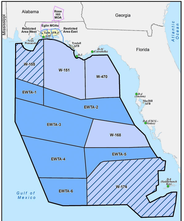 Eglin 96 Flight Wing Test Range 2025  ~~  