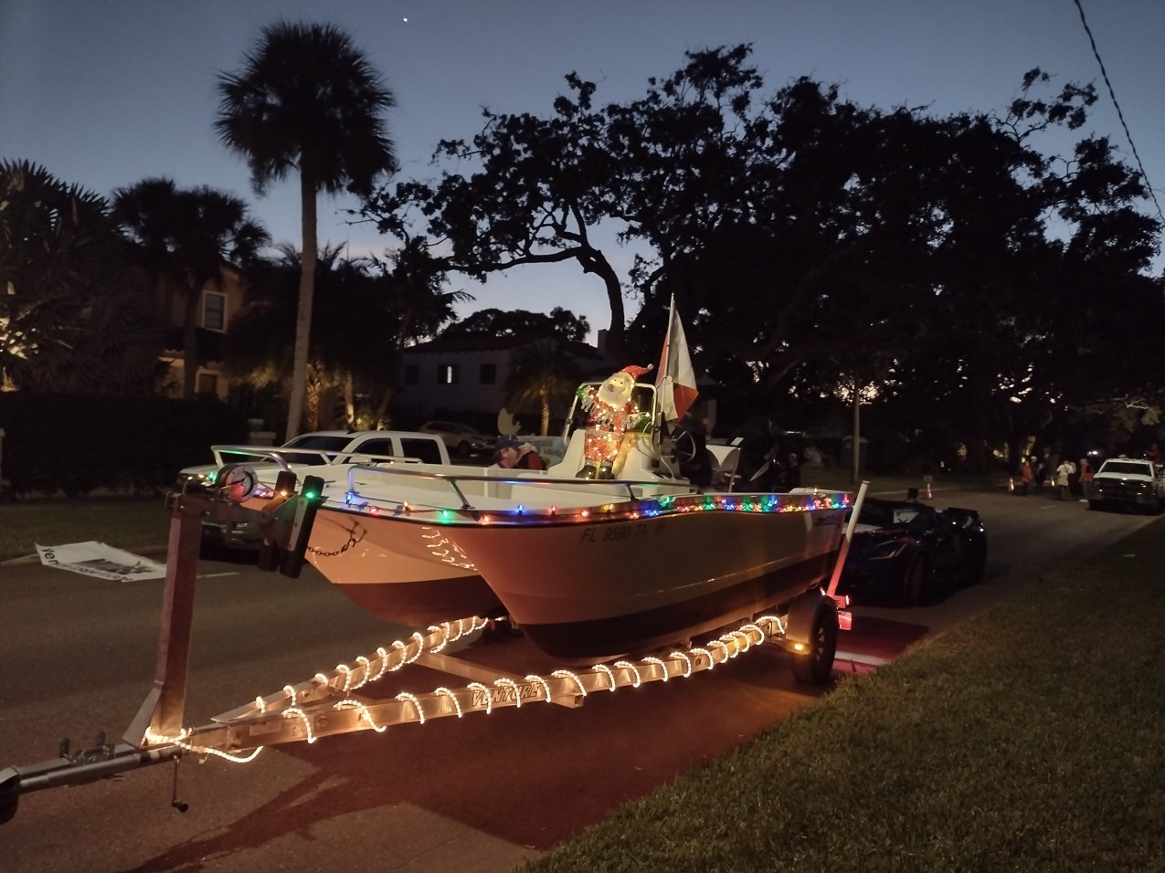 USCG Aux Flotilla 86 Venice Holiday Parade 2021  ~~  