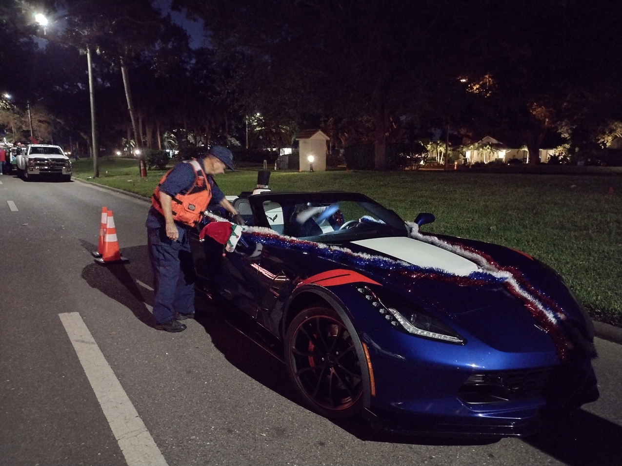 USCG Aux Flotilla 86 Venice Holiday Parade 2021  ~~  