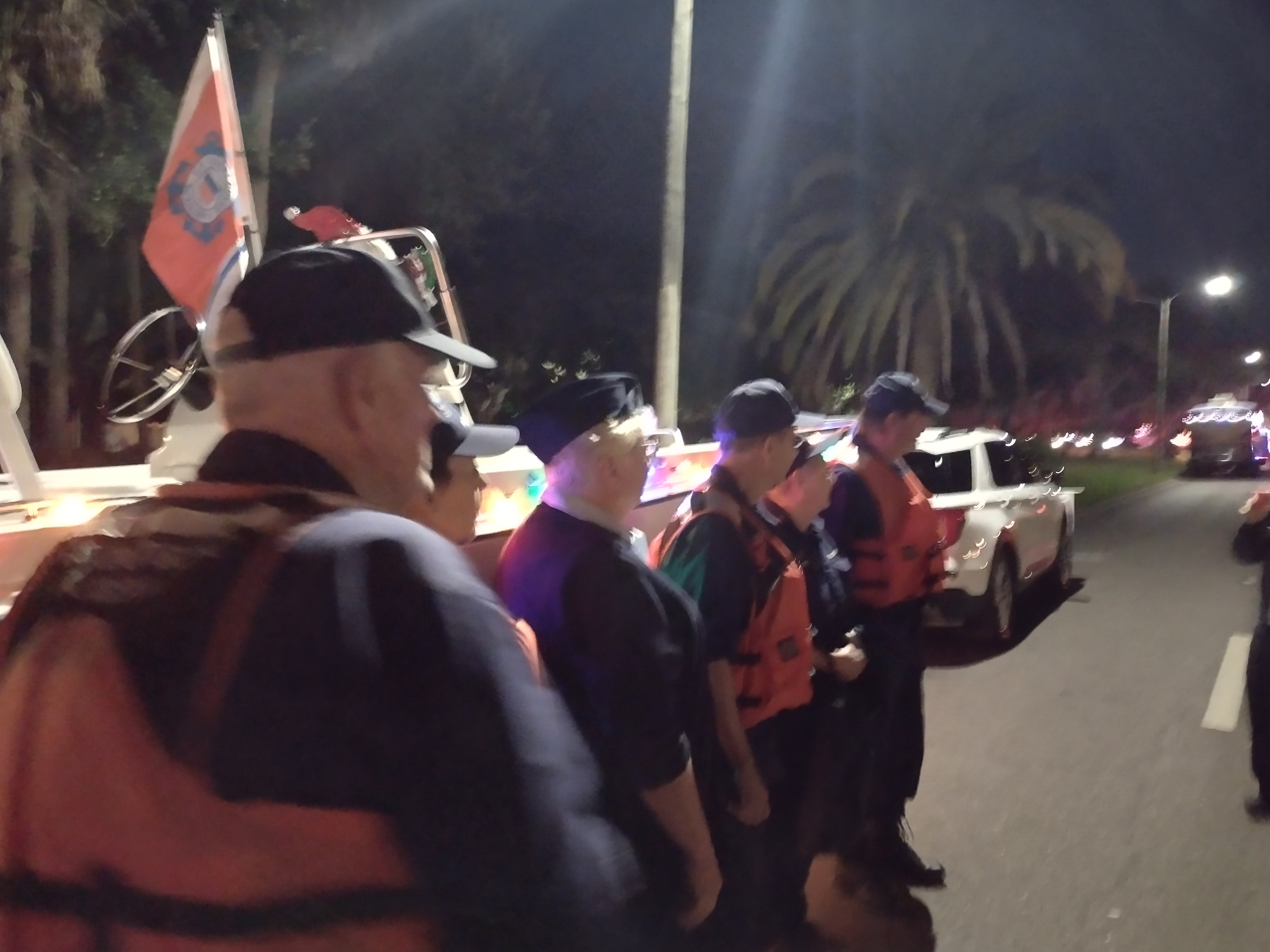 USCG Aux Flotilla 86 Venice Holiday Parade 2021  ~~  