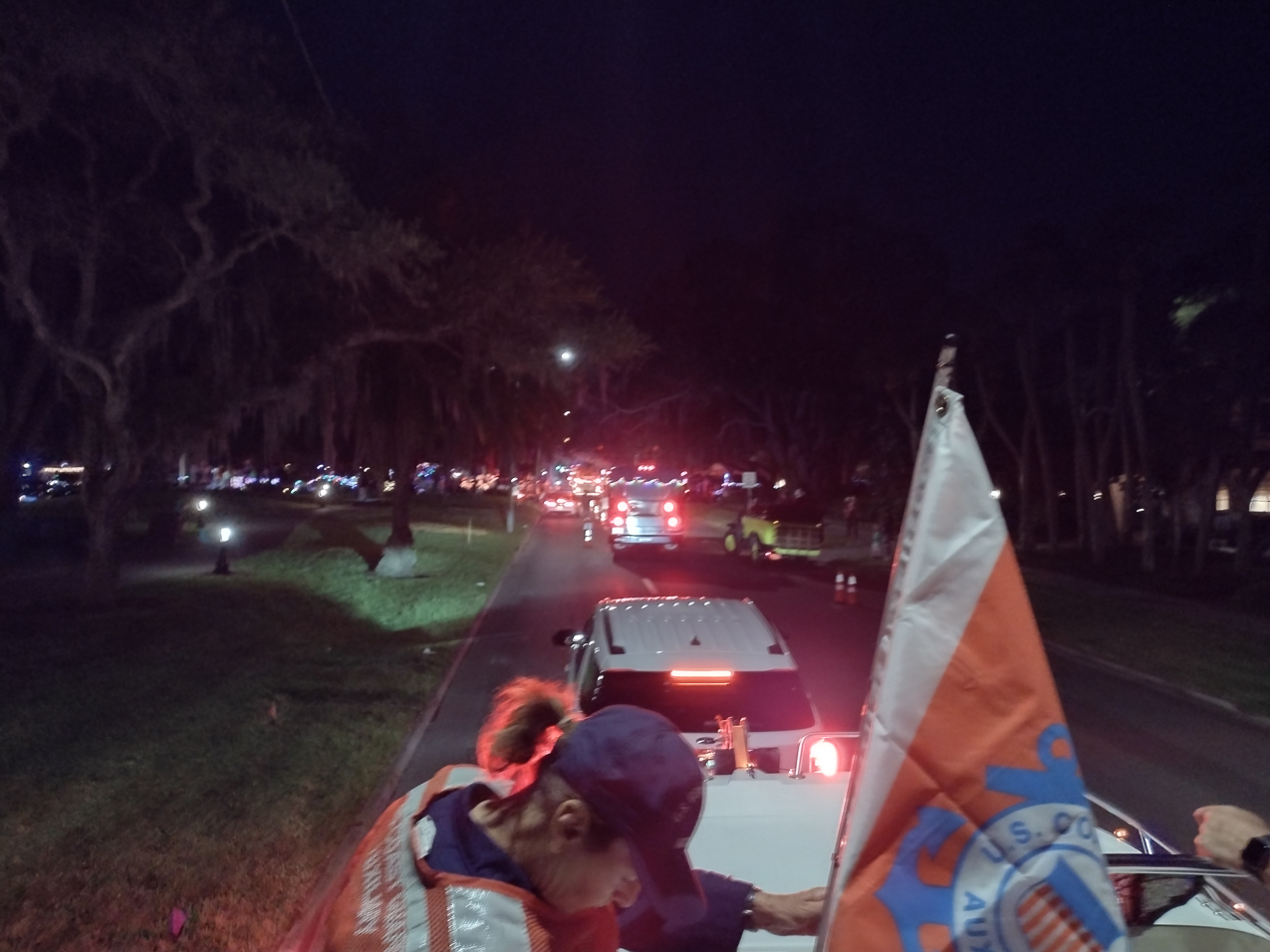 USCG Aux Flotilla 86 Venice Holiday Parade 2021  ~~  