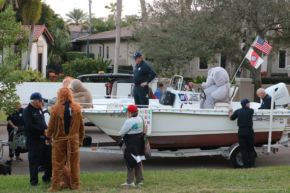USCGAux Venice 100th celbration and 49th annual Holiday parade