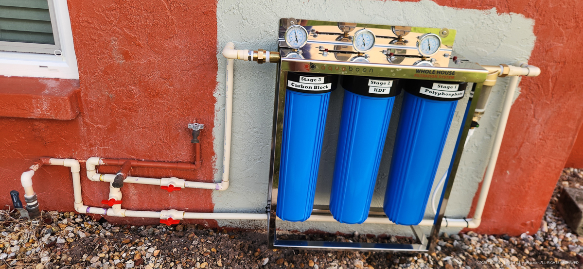 Whole House Filter System all set Sept 2024
