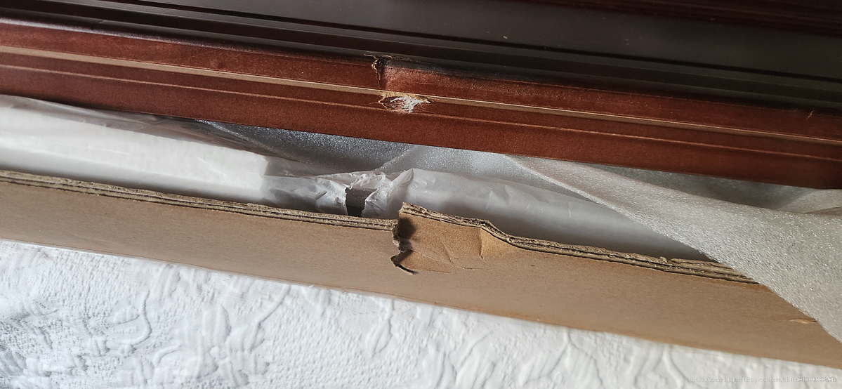 Damaged King Bed Side Rail