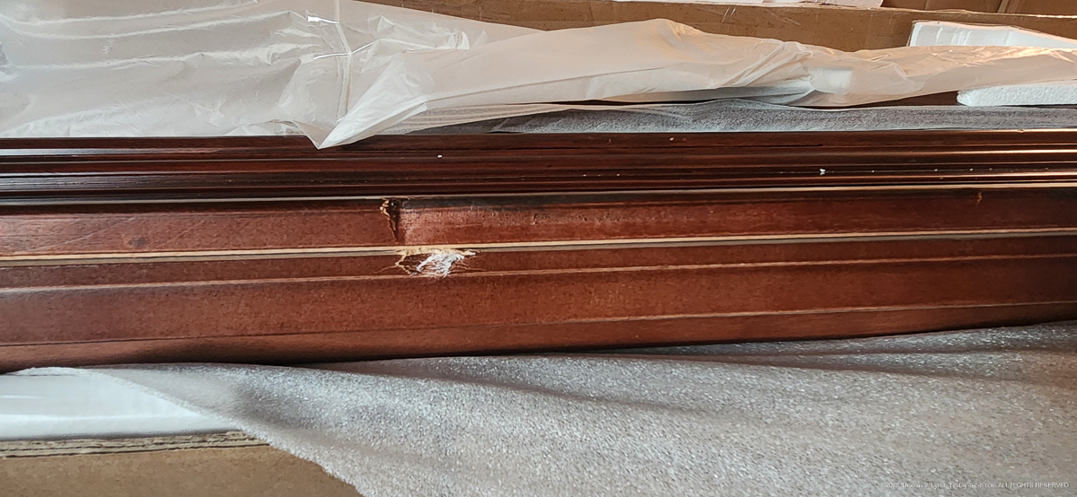 Damaged King Bed Side Rail